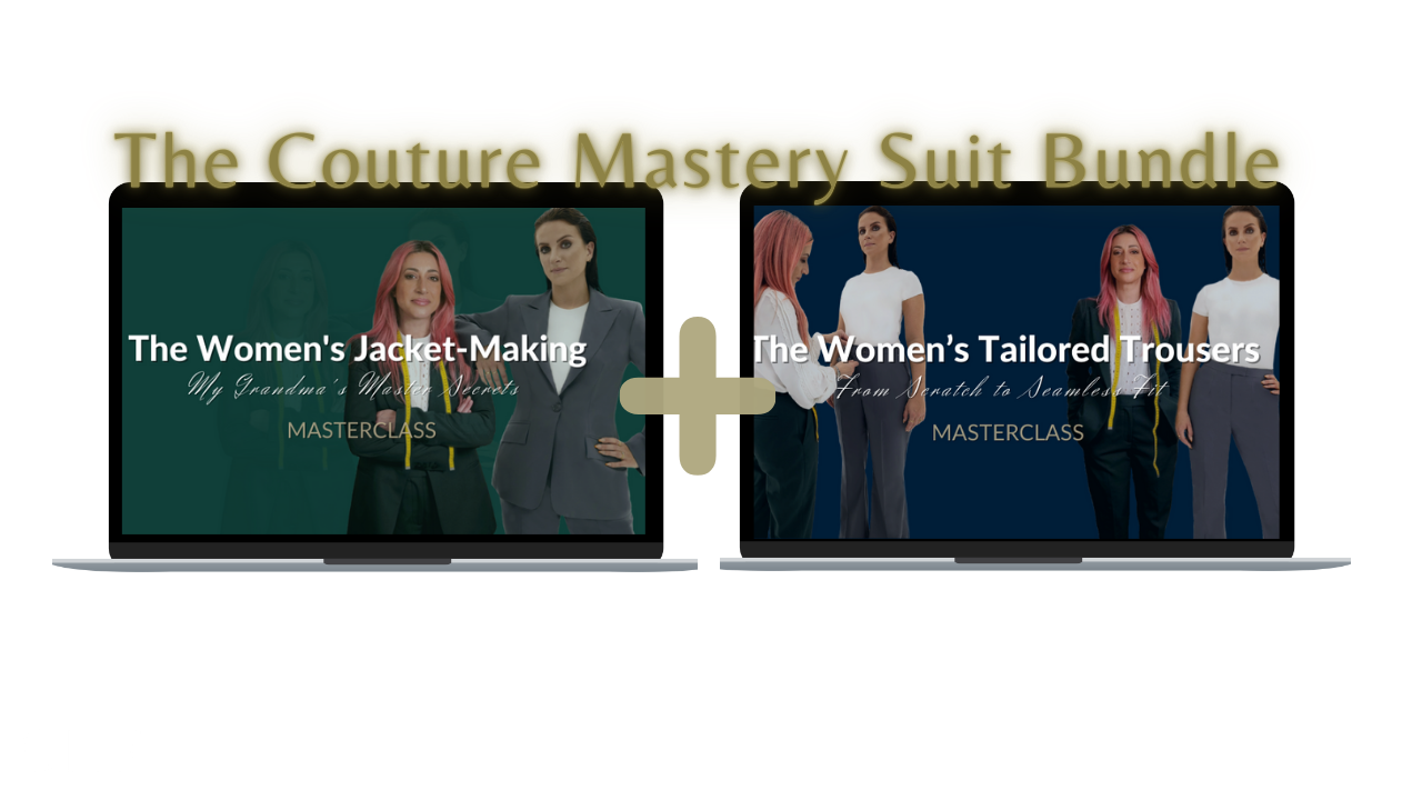 Couture Mastery Bundle: Women's Trousers + Jacket Making!