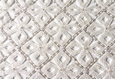 Flores de encaje blanco | Glam House Fabrics