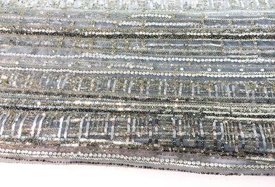 silver handmade lace | Glam House Fabrics